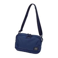 Authorized Retailer Flash Horizontal Shoulder Bag by Yoshida [Porter] & Co. (Navy/NV)