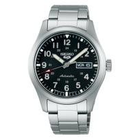 SEIKO 5 Sports SBSA111 Men's Automatic Watch Black Dial Field Style Day-Date Made in Japan