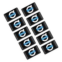 For Volvo 10pcs/set 3D Epoxy Badge Auto Decoration Sticker For Volvo AWD V60 V40 XC90 S60 XC60 S90 V90 CX70 XC40 C40 C70 EX90 Rd
