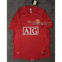 0708 Force Manchester United retro jersey home court No. 7 Ronaldo long-sleeved football jersey Rooney Giggs children's Champions League set Kids' size 120