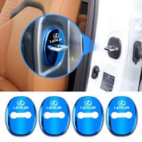 For Lexus GS IS LS500h ES260 ES300h RX350h NX260 UX260 LM RZ Stainless Steel 4Pcs Car Styling Door Lock Buckle Protector Cover