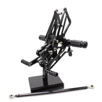 For Kawasaki Ninja ZX-14R ZX14R ZX 14R 2012-2021 2022 2023 2024 CNC Aluminum Rearset Footpeg Footrest Foot Peg Pedal Rear Set juoda