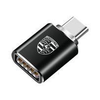 Type C OTG Male To USB Female Adapter Converter Connector For Porsche 911 718 Taycan Panamera Cayenne Macan Boxster Cayman Pajun juoda