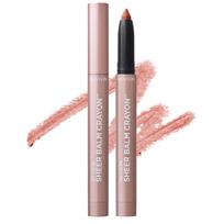Revlon Sheer Balm Crayon 011 Nude Mauve (Color Image: Pink Mauve) Lip Color Lip Liner Lip Balm 1.1g