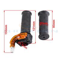 22mm Twist Throttle Grips Brake Levers Set For 2 Stroke 47cc 49cc Mini Moto Dirt Cross Pocket Dirt Bike ATV Minimoto Motocross