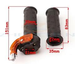 2020 New Twist Throttle For 47cc 49cc Mini Dirt Bike Quad Pocket juoda
