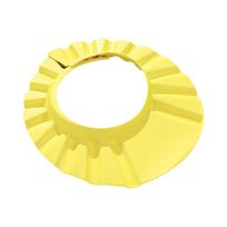Adjustable Baby Shower Cap for Kids Toddler Bathing Hair Washing Visor with Soft Flexible Brim Preventing Water and Shampoo from Eyes and Ears One Size geltona