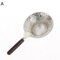 Creative Hammer Patterned Fish Tea Strainer Metal Tea Filter Mesh Alloy Separator Tea Ceremony Accessories Gold Sliver