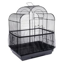 Receptor Seed Guard Nailono tinklinis paukščių papūgos dangtelis Minkštas lengvai valomas nailoninis, erdvus audinys, tinklinis paukščių narvelio dangtelis sėklų gaudyklės apsauga (Black,M) juoda