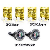 Car Air Freshener Auto Accessories Interior Perfume Diffuser For Alfa Romeo Giulietta Mito 159 Giulia Stelvio 156 147 Tonale