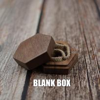 Elegant Hexagon-shaped Wedding Ring Box Inner Bag Jewelry Storage Ring Gift Box Jewelry Display Wooden Ring Box Gift