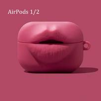 Spoof Lips Silicone Case for AirPods 4 Airpod 1 2 3 Pro Pro2 Bluetooth Charging Box Shockproof Protective Cover