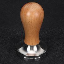 Stainless Steel Espresso Tamper Wooden Handle Coffee Tamping Tool Coffee Tamper  Coffee Making 51mm