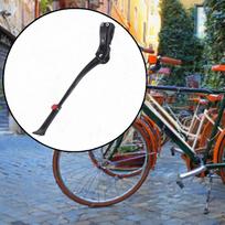 Bike Single Leg Kickstand Side Support Rack Adjustable Non Slip Metal Bicycle Foot Kick Stand black