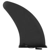 11in Surf SUP Fin PVC Fixed Socket Type Black Center Stabilizer Attachment Paddle for Longboard