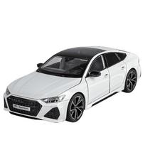 1/18 mastelio RS7 Sportback Juodasis Kariūnas Superautomobilis Metalinis Lydinio Modelis Automobilis Nuotolinio Valdymo Versija Garsas ir Šviesa Pomėgių Kolekcija balta
