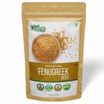 Organic Zing Organic Fenugreek Seeds Also Known As Methi Seeds | Preservative Free | Product of India - 907g Resealable Pack