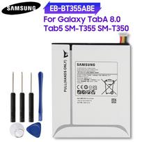 Originalus atsarginis akumuliatorius, skirtas Samsung GALAXY Tab A 8.0 T355C Tab5 T350 P355C P355M T355 EB-BT355ABA EB-BT355ABE 4200mAh