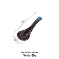 Japanese Creative Ceramic Bent Spoon: Versatile Ramen, Soup, Rice & Tableware Spoon Set