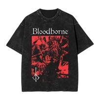 Bloodborne Dark Souls TShirt Summer YK Fun T Shirts Cotton Hip Hop Tshirt for Unisex Short Sleeve Print Clothing S