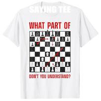Cool Chess Novelty Unisex Kids Board Game Chess Player TShirt Best Chess Gift Idea with What Part of Dont You Understand Tees S