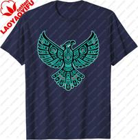 Thunderbird Amerikos indėnų genties meno marškinėliai Medvilniniai kasdieniai marškinėliai su grafika Trumpomis rankovėmis Vintage drabužiai Viršutiniai drabužiai Camiseta S