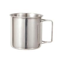 Camping Cup Stainless Steel Pot Portable Water Mug Cup with Foldable Handle 220/330/500ml Camping Hiking Mug Beer-Cup