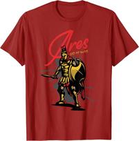 Ancient Greek Mythology God of War Ares TShirt Short Sleeve Casual 100 Cotton ONeck Summer Unisexs Tshirt Size S3XL S