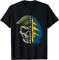 US Army Special Forces Green Beret Skull TShirt 100 Cotton ONeck Summer Short Sleeve Casual Unisexs Tshirt Size S3XL S