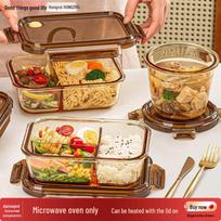 Microwave-Safe Glass Meal Prep Container