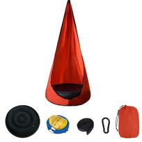 Children Kids Pod Swing Chair Tent Indoor Outdoor Garden Hanging Seat Hammock Outdoor Hammock Inflatable Hammock oranžinė