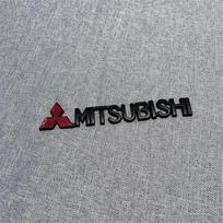 For Mitsubishi RALLIART Logo ASX Galant Mirage Lancer Cordia Pajero Outlander Car Front Grille Emblem Rear Trunk Sticker Badge