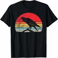 Vintažiniai Retro Varnos Marškinėliai Varnos Paukščių Mėgėjo Dovana T-Shirt S įvairiaspalvis