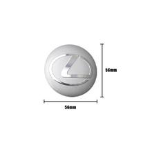 56/60MM 4Pcs Car Wheel Center Hub Caps Logo Cover Emblem Stickers For Lexus GC UX NX LX RX GX CT200h F sport ES LS IS GS LC RC 4Pcs