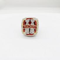 2025 Florida Panthers NHL Stanley Cup Championship Ring - Double Color Plating Size 9