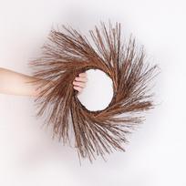 Stylish Halloween Party Decoration Items Vibrant Sunflower Circle Wreath For Festive Atmosphere