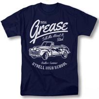 Grease Shirt Movie Classic Rydell TBirds Retro Vintage Graphic Design TShirt S