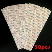 50 vnt. Piršto vandeniui atsparus tvarstis kvėpuojantis pleistras pirmoji pagalba žaizdos tvarstis medicininė lipni juosta žaizdos pleistras avariniai pleistrai