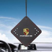 Car Aromatherapy Pendant Air Freshener Suede Decorative Hanging For Porsche Cayenne Panamera Macan 911 718 Taycan Boxster 918