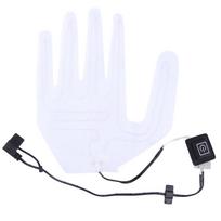 Heating Pad Heated Gloves Pad Xmas Gift USB Heated Gloves Pad Hand Warmer Thermal Winter Warm Five-Finger Gloves Heating Pad