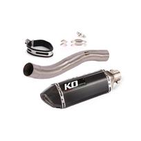 Slip On Motorcycle Exhaust System Middle Connect Link Tube Muffler Tail Pipe Removable DB Killer For Ducati Scrambler 800 821