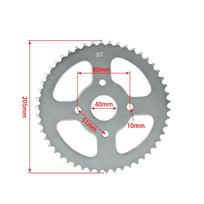 420-50T 60T 40mm rear sprocket scooter gear for 50cc-125cc ATV quad pit buggy buggy kart motorcycle Accessories 420 50T 420 60T