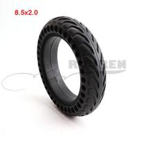 For Xiaomi M365 Speedway Electric Scooter Puncture Proof 8.5Inch 8.5x2.0 Hollow Porous Tubeless Super Soft Rubber Solid Tire