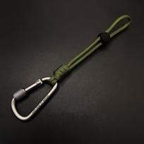 New Portable Paracord Keychain Lanyard Creative Multifunctional Outdoor Water Bottle Buckle Hook 18cm Water Bottle Hanging Rope tamsiai žalia spalva