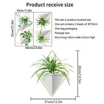 3D Vinyl Bonsai Wall Stickers Tropical Green Plant Rose Tulip Wallpaper Modern Tile Wall Sticker Mural for Home Room Decor