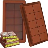 Chocolate Bar Mold Deep Dubai 1 Inch Pistachio Chocolate Bar Silicone Thick Mold for Stuffed Bar, Large Candy Bar Mold for Filli šokoladas