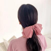 Updo Hairpin Long Hair Hairpin Angel Scrunchie Chiffon Double Wing Lovely Hairpin Pink