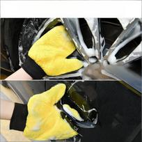 2PCS Microfiber Car Wash Gloves Superior Chenille Cleaning Cloths for Car Exterior and Interior Use