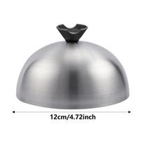 Burger Cover Heavy Duty Cheese Melting Dome for Cooking Outdoor BBQ Barbecue Stainless Steel Food Cover for Burger Steak