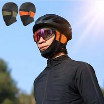 Helmet inner cap riding beanie bandana ventilated cycling orange